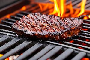 The grilled steak photo