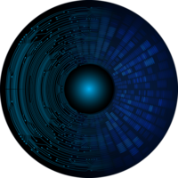 modern technologie oog uitsnijden png