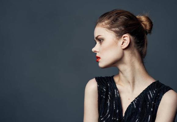 Pretty Woman Side View Stock Photos, Images and Backgrounds for Free