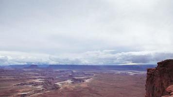 espaço de tempo do ther Rocha estruturas às canyonlands, utah, EUA video