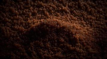 Dark Chocolate Brown Sugar-like Grainy Texture Background photo