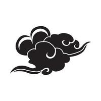 Chinese cloud or japanese cloud icon,illustration design template vector