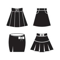 Skirt symbol icon,logo illustration design template vector