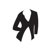 Cardigan symbol icon,logo illustration design template vector