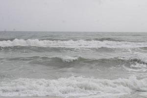 Waves Crashing On The Seashore photo