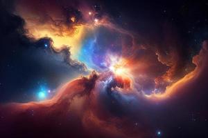 espacio galaxia antecedentes generativo ai foto