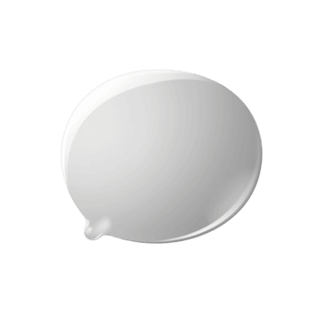 leer leeren Weiß Rede Blase auf transparent Hintergrund erstellt mit generativ ai Technologie png