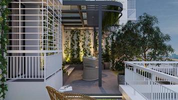 Natural Elements Infusing Greenery and Natural Materials into Your Open Terrace Design - natural elements, open terrace, greenery, materials, design photo