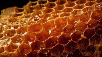 Close up of Honeycomb. photo