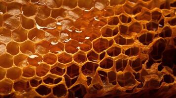 Close up of Honeycomb. photo