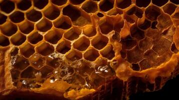 Close up of Honeycomb. photo