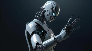 The Next Generation Cyborg Android. photo