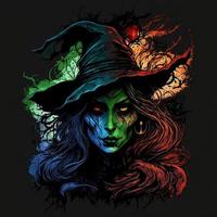 The Spooky Witch - Genetrated AI photo