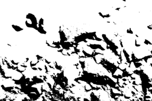 Rustic grunge texture with grain and stains. Abstract noise background. PNG graphic illustration with transparent background.