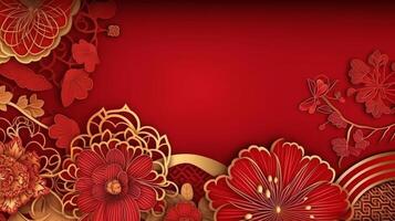 Chinese New Year Background with dragon. Illustration photo