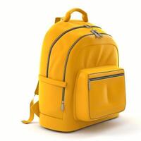 School backpack isolated. Illustration photo