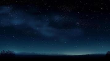 Night sky with stars. Illustration photo