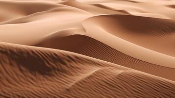 Desierto natural antecedentes. ilustración ai generativo foto
