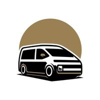 black and whte car sihlouette vector image