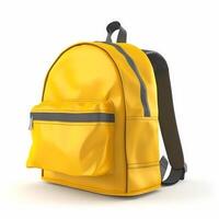 School backpack isolated. Illustration photo