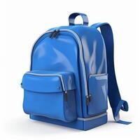 School backpack isolated. Illustration photo