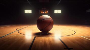 Basketball background. Illustration photo