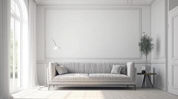 Modern Living Room Illustration photo