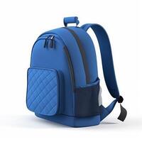 School backpack isolated. Illustration photo