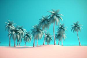 Summer tropical background. Illustration photo