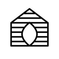 House and leaf vector icon design. Real estate flat icon.