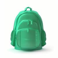 School backpack isolated. Illustration photo