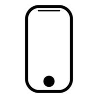 sencillo teléfono vector icono diseño. plano icono.