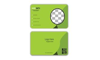 This Business card design is for business promotion, expansion and introduction and business card and modern and style design vector