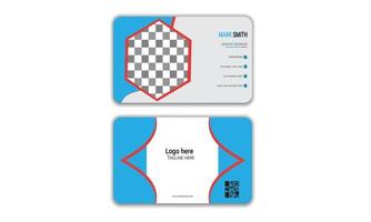 This Business card design is for business promotion, expansion and introduction and business card and modern and style design vector