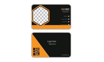 This Business card design is for business promotion, expansion and introduction and business card and modern and style design vector