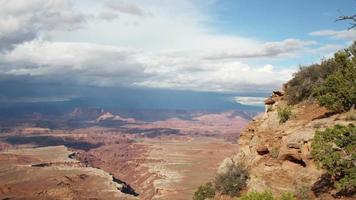 espaço de tempo do ther Rocha estruturas às canyonlands, utah, EUA video