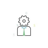 Development colored vector icon