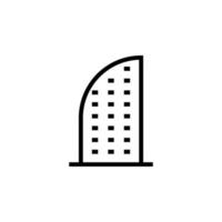 icono de vector de edificio