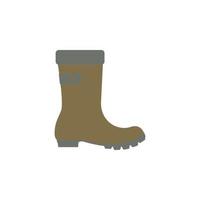 boot colored vector icon