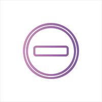 no entry in flat design style vector