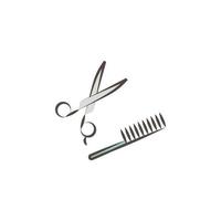 the hairdresser tools vector icon