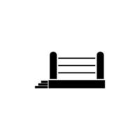 boxing ring vector icon