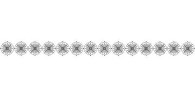 Decorative elements, text dividers, hand drawn vector icon