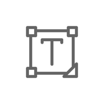 icono de vector de editor de texto