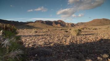 Timelapse av de skön cabo de gata öken- landskap nära almeria, Spanien video