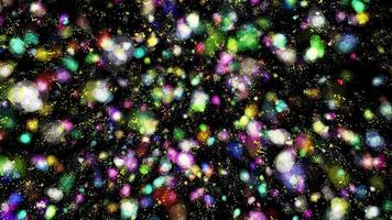 abstract colourful particles. useful background visuals for vj loops, clubs and events video