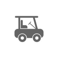 Golf Cart vector icon