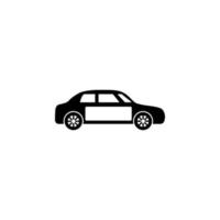 car, billboard vector icon