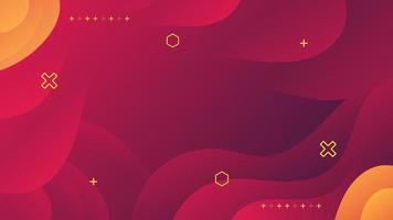 Abstract Gradient Red liquid Wave Background vector