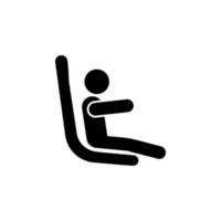 seating place for childplace for disabled vector icon